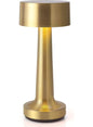 LED Table Lamp Metal Warm Lightning Gold 21x9x9cm